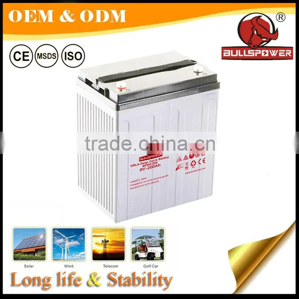 Long Warranty Time Renewable System 6V 420ah Best Price Cheap Solar Sla UPS Battery photo-2
