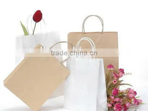 Accept Custom Order Gift Industrial Use and Hand Length Handle Sealing Kraft Paper Shopping Bag photo-6