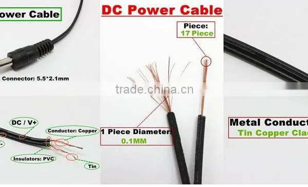 High Quality Low Voltage dc 1 to 6 Power Splitter Cable photo-3