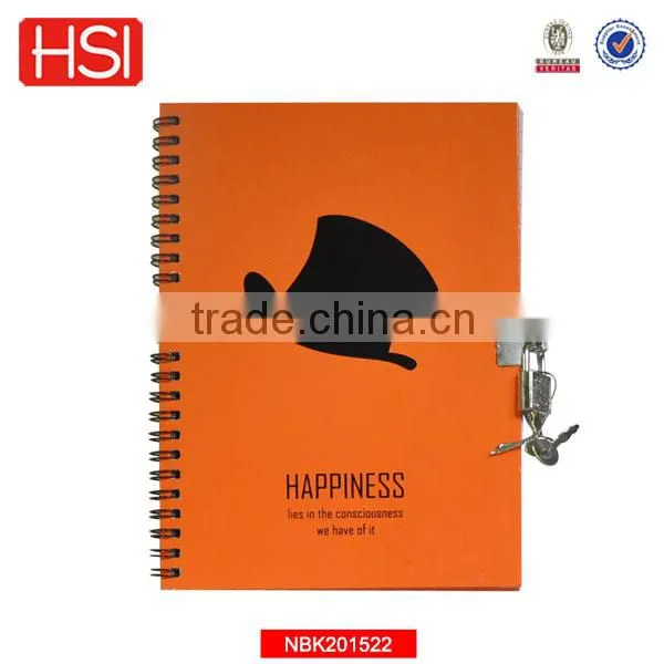 Factory Direct Sale Simple Design Happiness Notebook photo-5