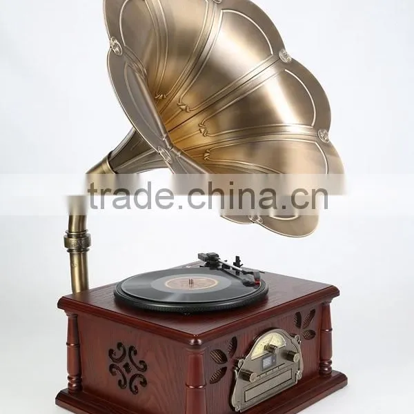 Old Antique Gramophone photo-4