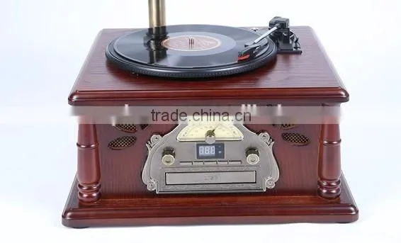 Classical Design Gramophone Record Player, Handmade High Quality Antique Gramophone photo-4
