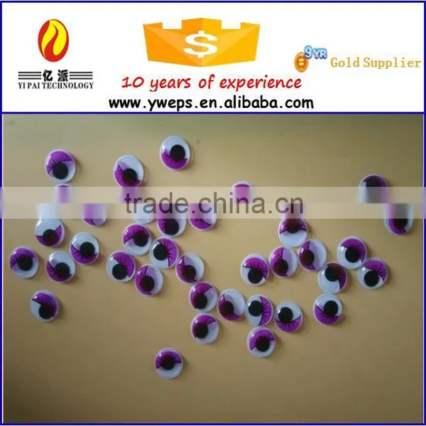YIWU YIPAI Plastic Circle Colorful Moving Eyes Googly Eyes for Toy photo-4