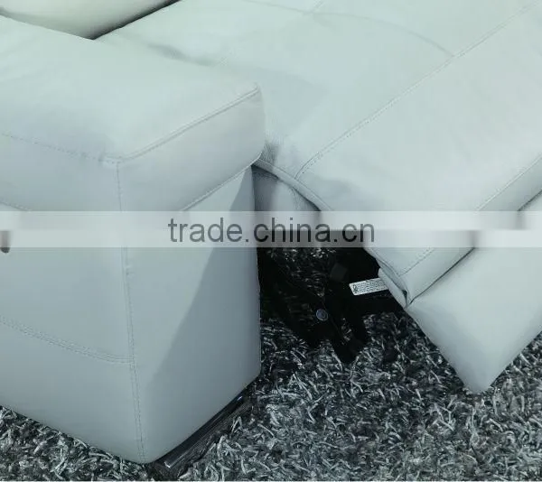 Italy Lazy Boy Leather Recliner Sofa With Coffee Table photo-5