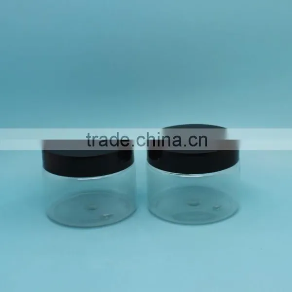 150ml Clear Cylinder Plastic PET Jars, 5 oz Plastic Cosmetic Jars Quality Choice photo-2