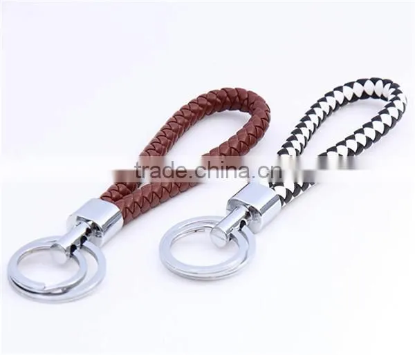 Colorful Braid Leather String Key Chains Advertising/promotion Gift photo-4