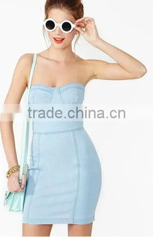 Ladies Fashion Denim Dress