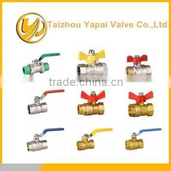 Yuhuan Manufacturer Nickel Palting Brass Ball Valve 1/2"-2" photo-4
