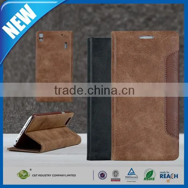 C&T Luxury pu Leather Wallet Flip Cover Case for Coolpad Note3 photo-3