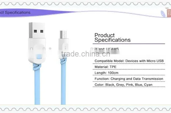 2.1A Micro Charging Data Cables for Samsung HTC Huawei LG Xiaomi Micro Port Data Cables photo-4