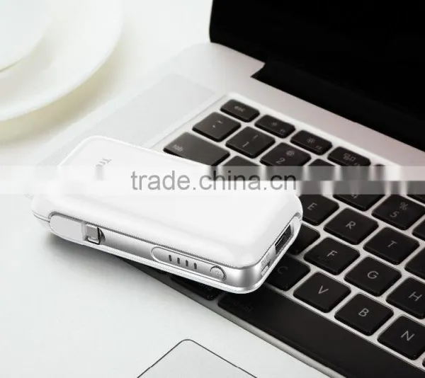 U902 Built in Cables Custom Logo High Quality Lithium Battery 5200mAh Power Bank for Phones and Tablets photo-6