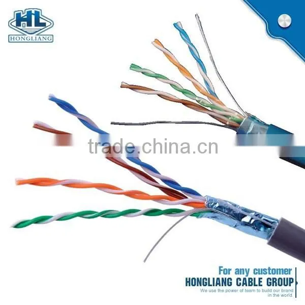 Copper Clad Aluminum Conductor PVC Insulation 4x1x0.50mm Cat5 Cat3 Network Cable photo-4