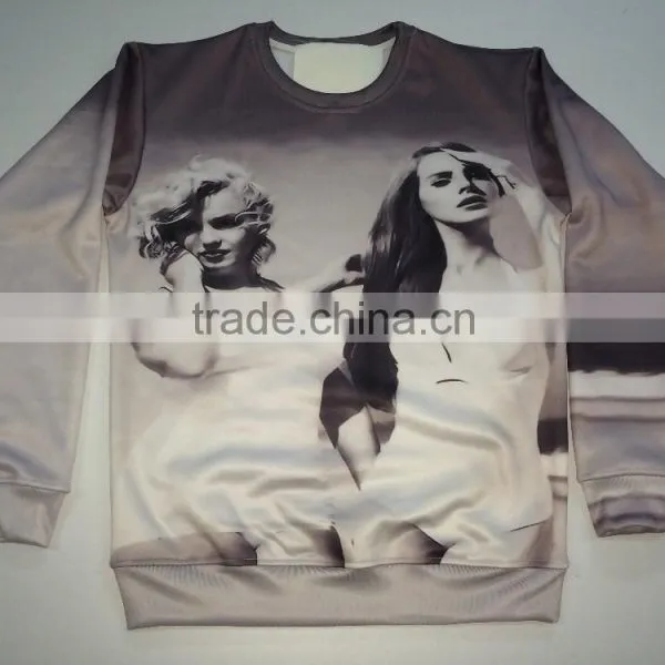 Custom Sublimation Printing Women Fleece Sweatshirts Hoodie photo-2