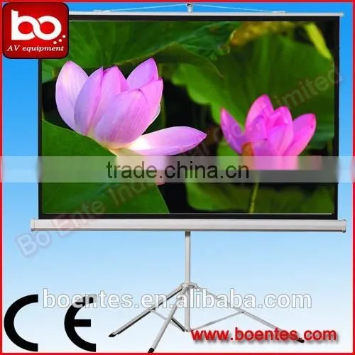 Matte White Floor Stand Bracket Tripod Projection Screen for 1:1 120 Inch BETTS1-120 photo-5