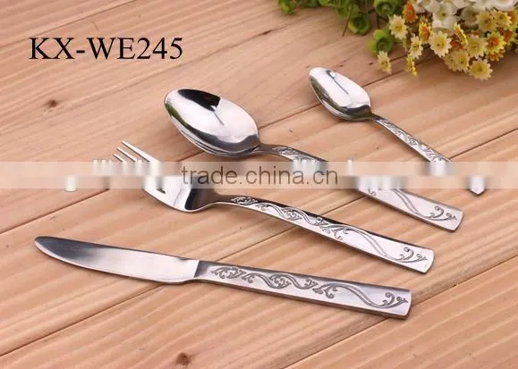 New Style Single Cheap Stainless Steel Cutlery Set photo-3