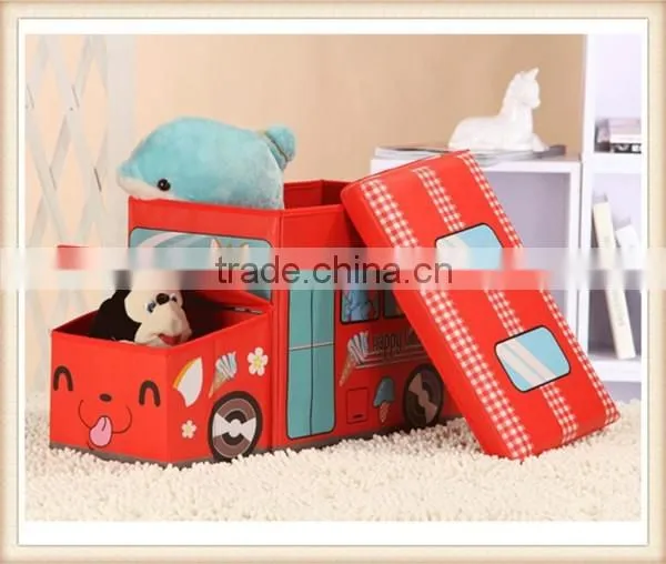Happy Car Style Storage Box Storage Stool photo-4