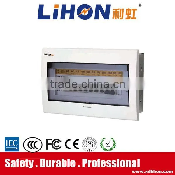 13 Way Single Transparent PC or White Opaque Cover Flush Mount Auto Open Electrical Distribution Box photo-5