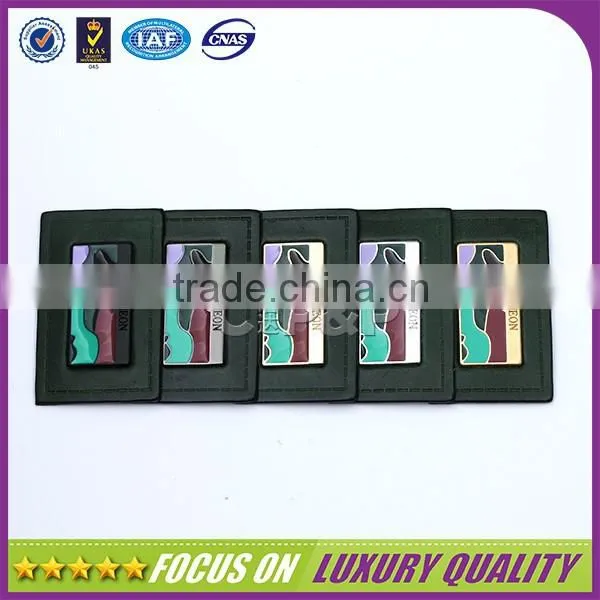 Cammouflage Metal Design up Garment Leather Label for Sport Clothing photo-2