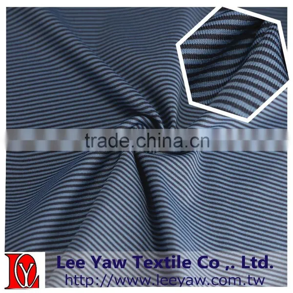 92% Nylon 66 Full Dull Tactel 8% Spandex Yarn Dyed Stripe Jersey Fabric With UV-cut Softer for Garment photo-3