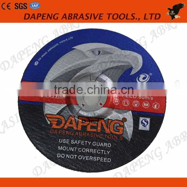 T42 7"180x3.0x22depressed Grinding Cutting Wheel for Metal and Stainless Steel