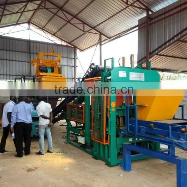 QT4-15C Professional Automatic Naturally Cured Perforated Brick Making Machine photo-6