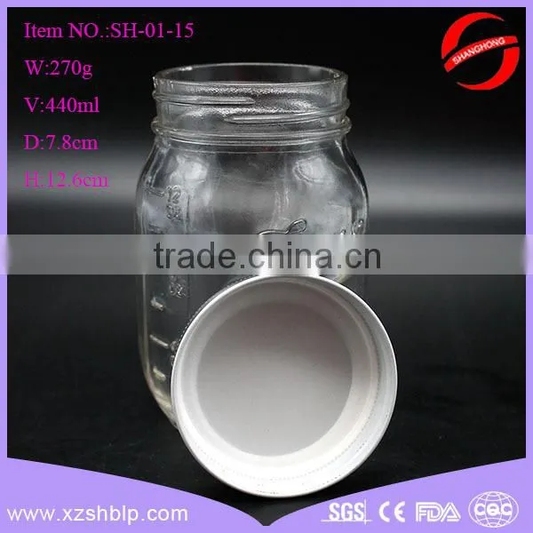 16oz Glass Mason Jars for Food Perserving photo-3