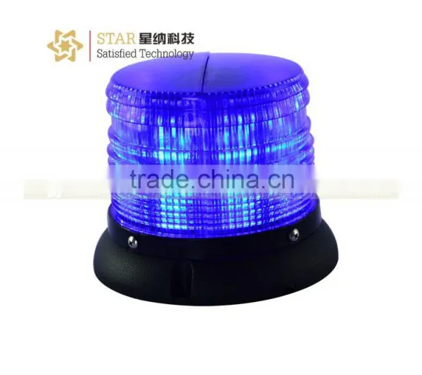 12V 4 LED Emergency Car Magnetic Led Bule Beacon Light for Trucks photo-2