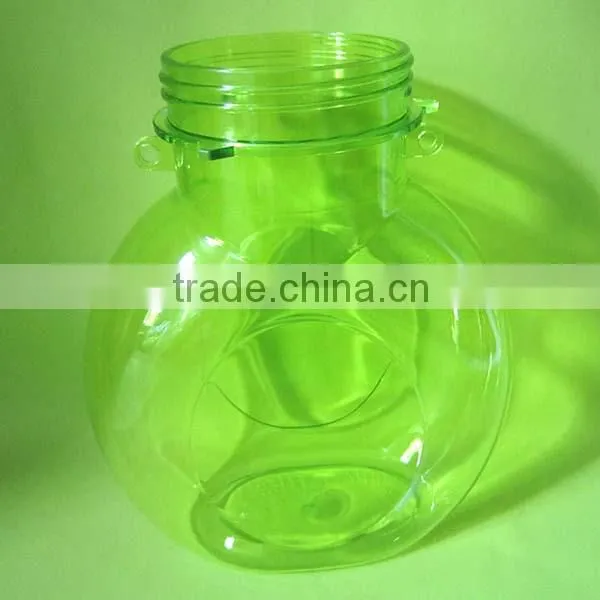 2014 New PCTG Clear Trian Plastic Juice Bottle in Wholesale BPA Free Beverage Packaging