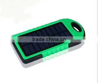 China Hot Sell Product Waterproof Mobile Phone Solar Power Bank Charger 5000mah photo-3