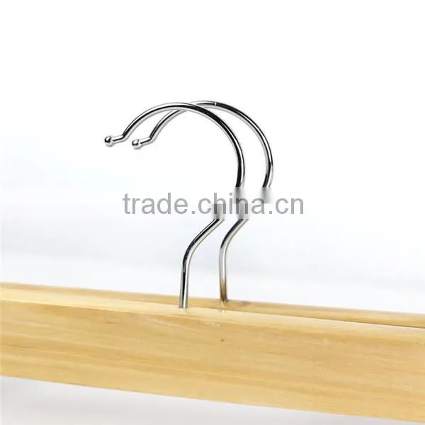 Great Quality Metal Hook Wood Trousers Hanger photo-6