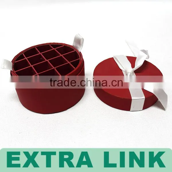 Paper Red Tube for Gift Box Packaging With Custom Printed photo-5