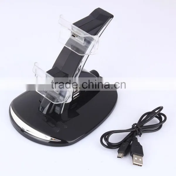 Dropshipping 2X Charging Dock Power And Play Charging System With LED Light For PS3 Controllers photo-2