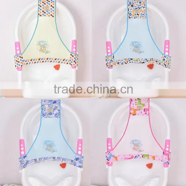 Newborn Baby Bath Tub Seat Adjustable Baby BathTub Rings Net Children Bathtub Infant Safety Security Support Baby Shower photo-2