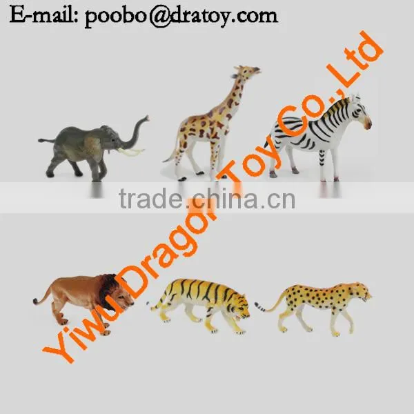 Zoo Animals Plastic Toys