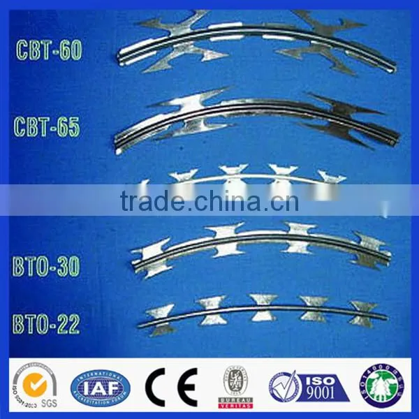 Cross Type Stainess Steel Concertina Razor Barbed Wire With Competitive Price photo-5
