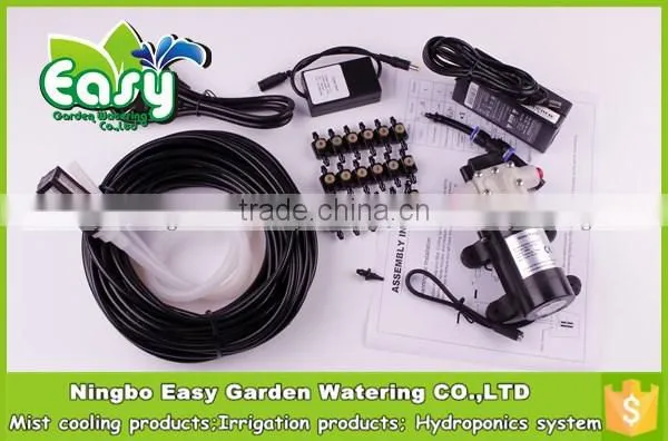 20pcs nozzles outdoor cooling system. fog misting system,Mist cooling system.Aeroponics.