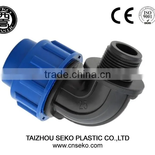Irrigation PP Compression Fittings Popular Plastic ISO Certificated Female Thread Tee photo-2