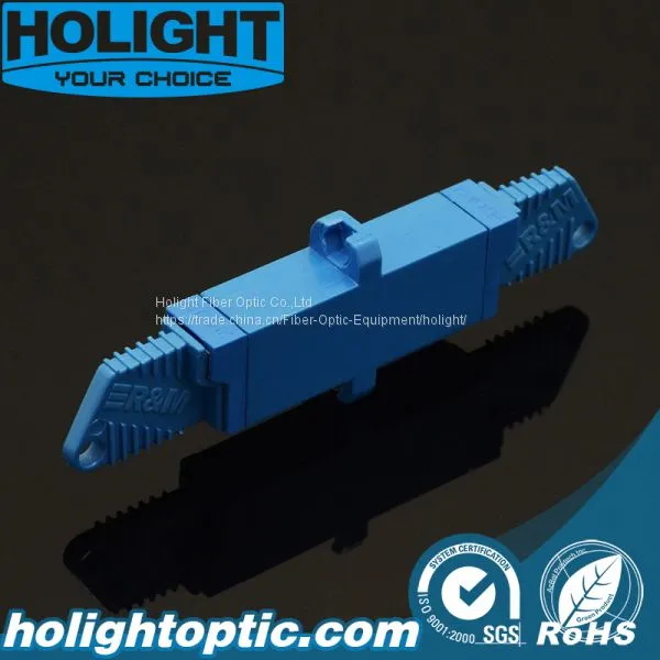 Fiber Adaptor E2000 to E2000 Simplex Sm Blue photo-3