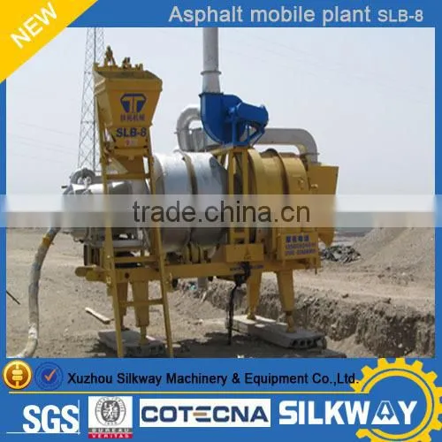 Mini Mobile Asphalt Machine SLB8 Asphalt Plant Machine photo-2