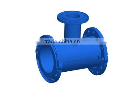 EN545 DI ALL TEE Flanged or PVC Pipe Fittings photo-4