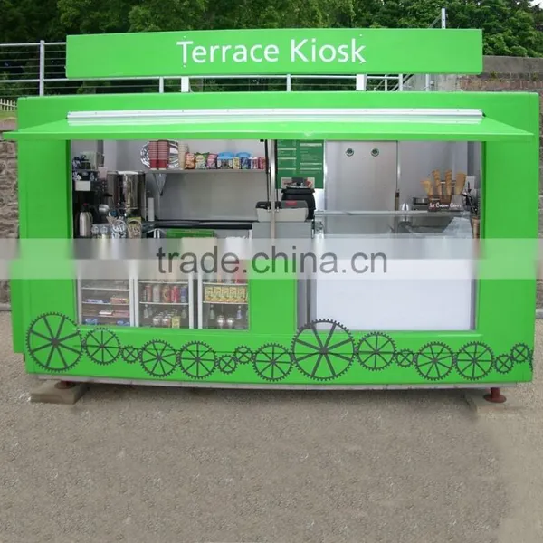 2016 Fibreglass Street Mobile Kitchen Service Cart YG-FRP-03 Food Kiosks for Sale photo-4