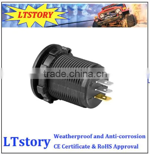 2016 NEW! DC Waterproof Round Digital Voltmeter and Ammeter Socket photo-3