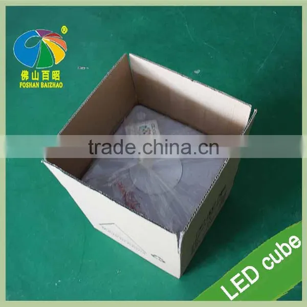RGB Color Changing LED Cube Chairs Light Cube Seat photo-2