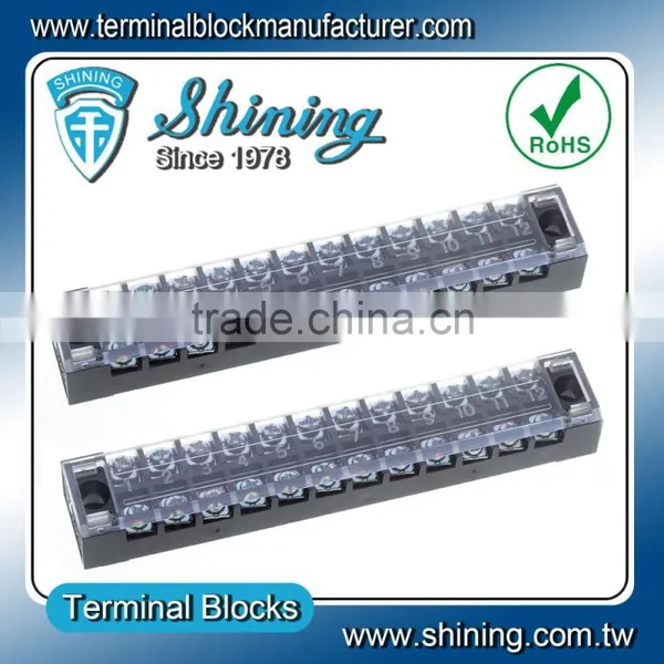 TB-2512 With Cover 25A 12 Pin Modular Screw Terminal Block Connector photo-2
