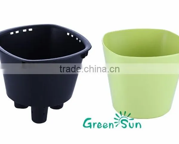 Small Flower Pot Plastic Decoration Potted Plant Pot photo-4