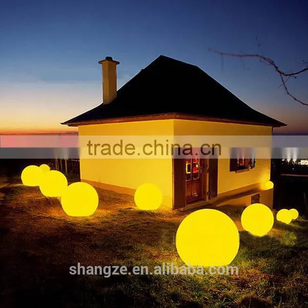 Outdoor Garden Led Glowing Ball Lamp/ Grass Lighting Ball/led Illuminated Sphere, Led Floating Ball photo-2