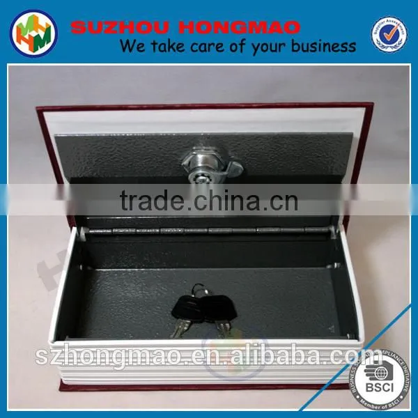 Dictionary Secret Book Hidden Safe With Key Lock Book Safe In Red photo-5