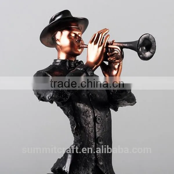 Mordern Art Decorative Resin Bust of Figurines Musicians photo-3