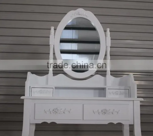 Cheaper Made-up Table/schmenktisch&hocker/white Dressing Table With Mirror photo-5