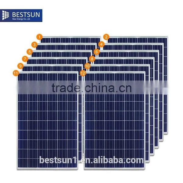 BESTSUN BFS-3000W Solar Panel Kits for Home Grid System 3KW With High Quality photo-3